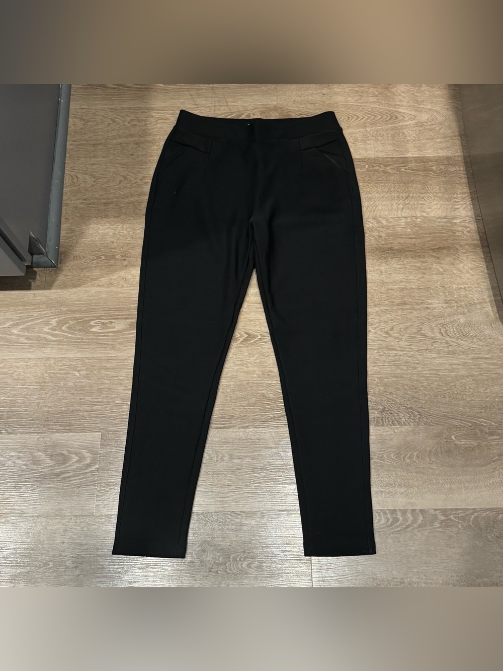 Kay Unger Black Ponte Skinny Pants
